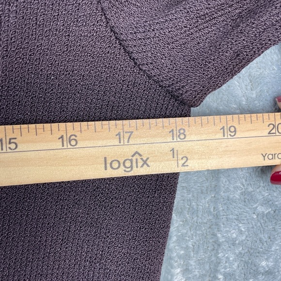 St. John Santana Knit Cardigan Jacket Womens Size 8 Brown Gold Button Old Money - Picture 8 of 10